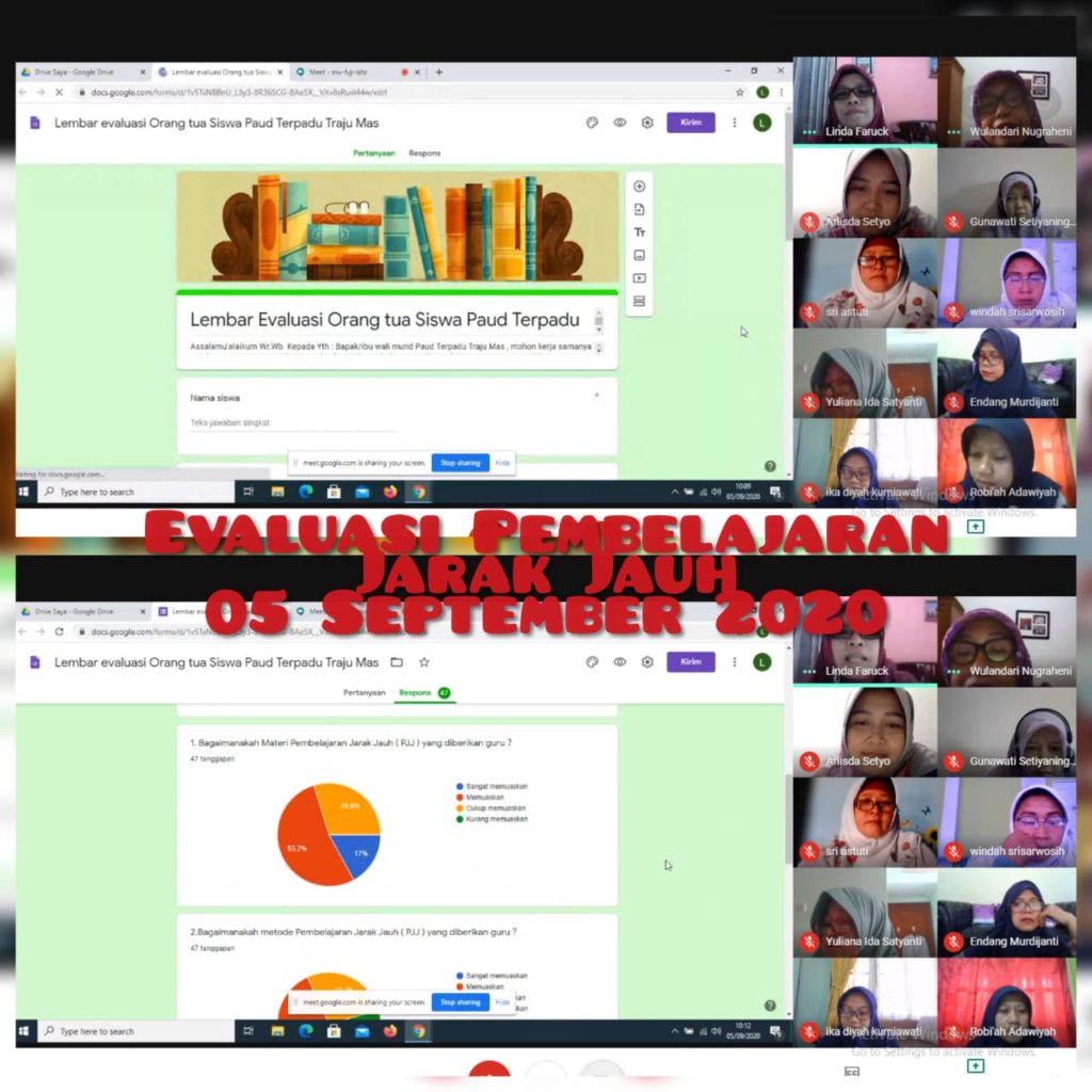 Evaluasi Pembelajaran Jarak Jauh 05 September 2020 – TRAJU MAS